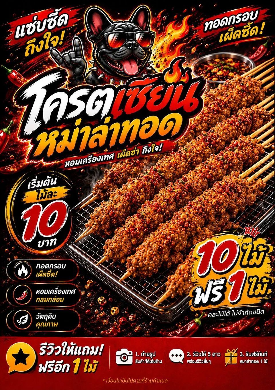 โครตเซียน หม่าล่า รูปเมนู