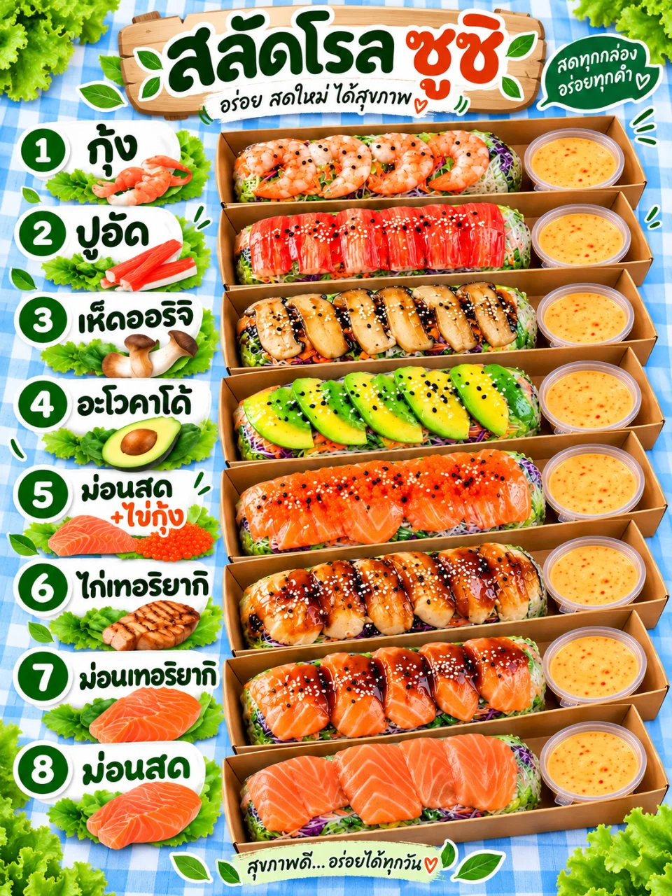 Eat All Day at Rayong รูปเมนู