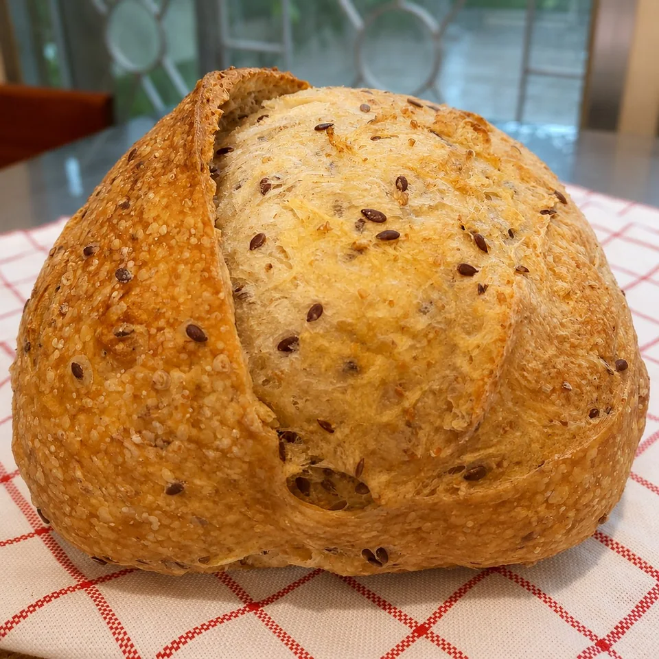 Whole wheat + flax seed