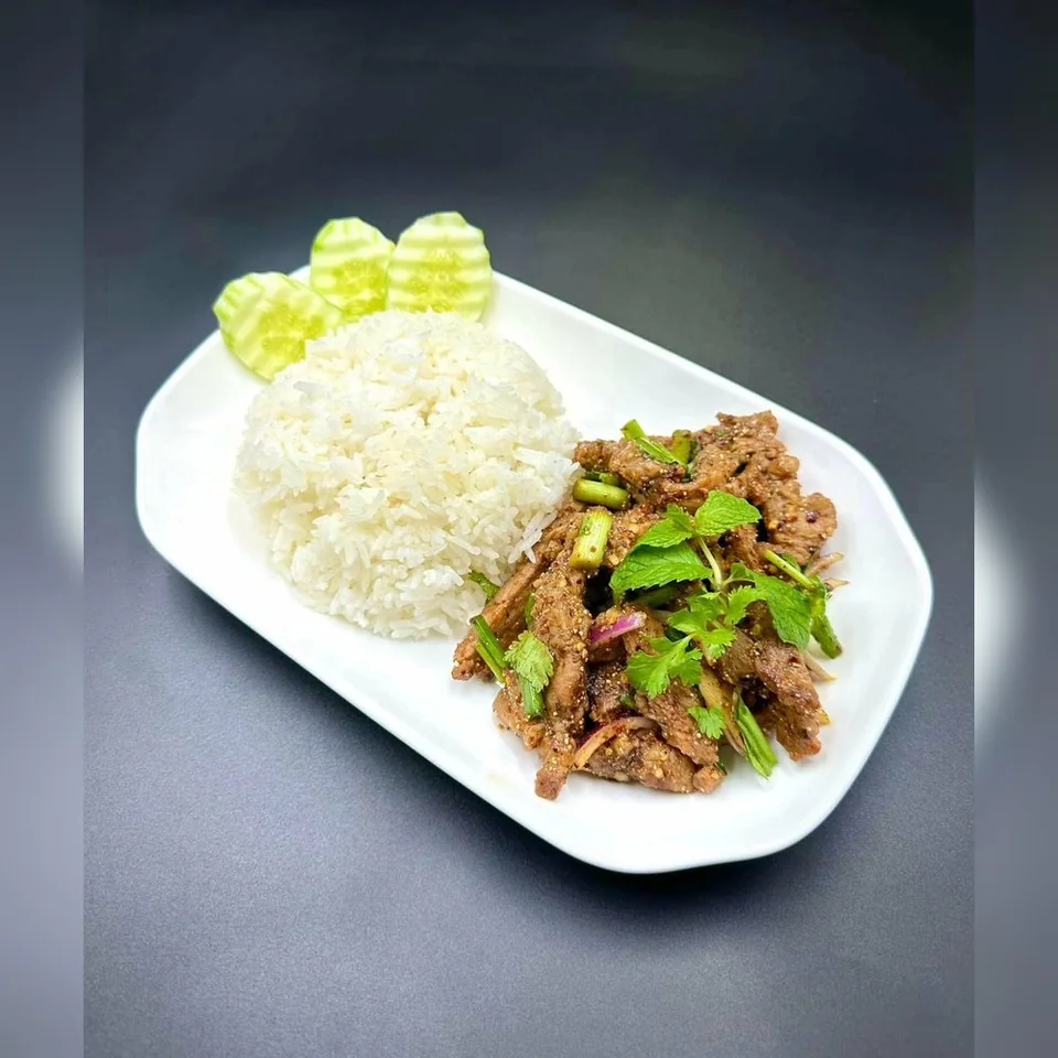 ข้าวหมูย่าง